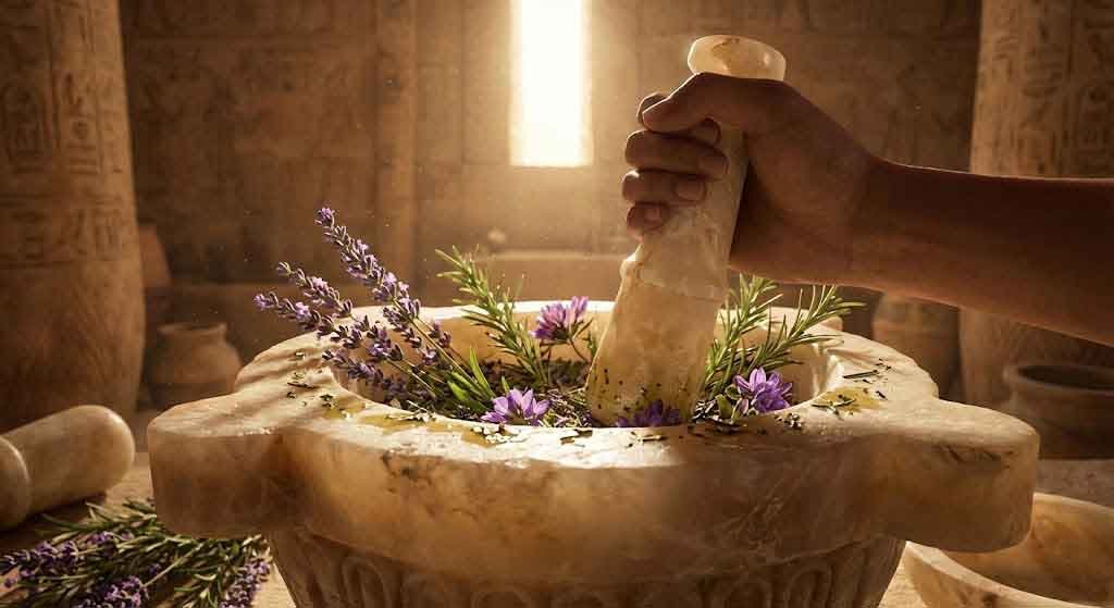 طحن الاعشاب